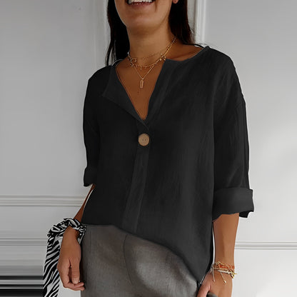 Stephanie - Chemise en lin légère pour femme