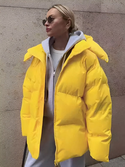 Loreen - Veste pour femmes, chaude, matelassée et ample