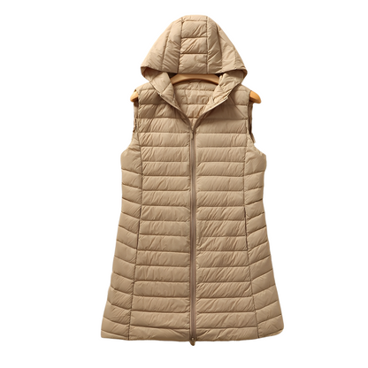 Joelle - Belle veste longue et matelassée pour femmes