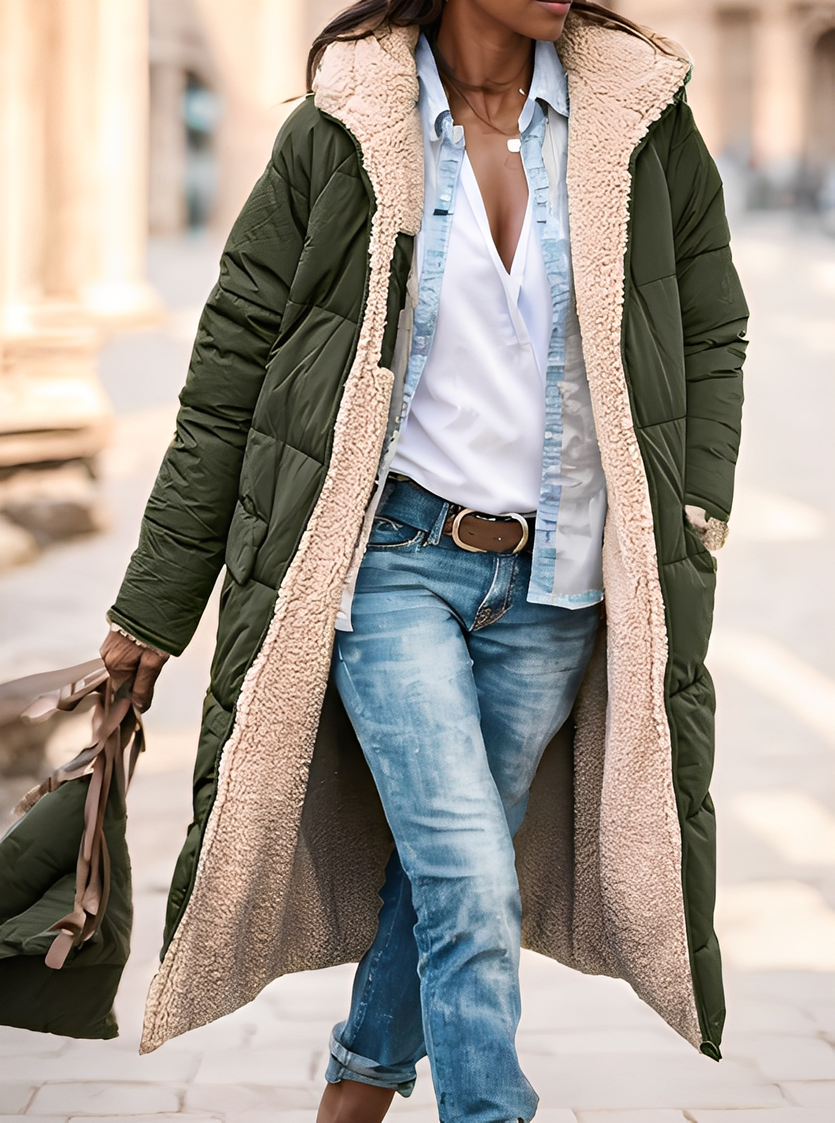 Hazel - Manteau chaud et matelassé pour femmes