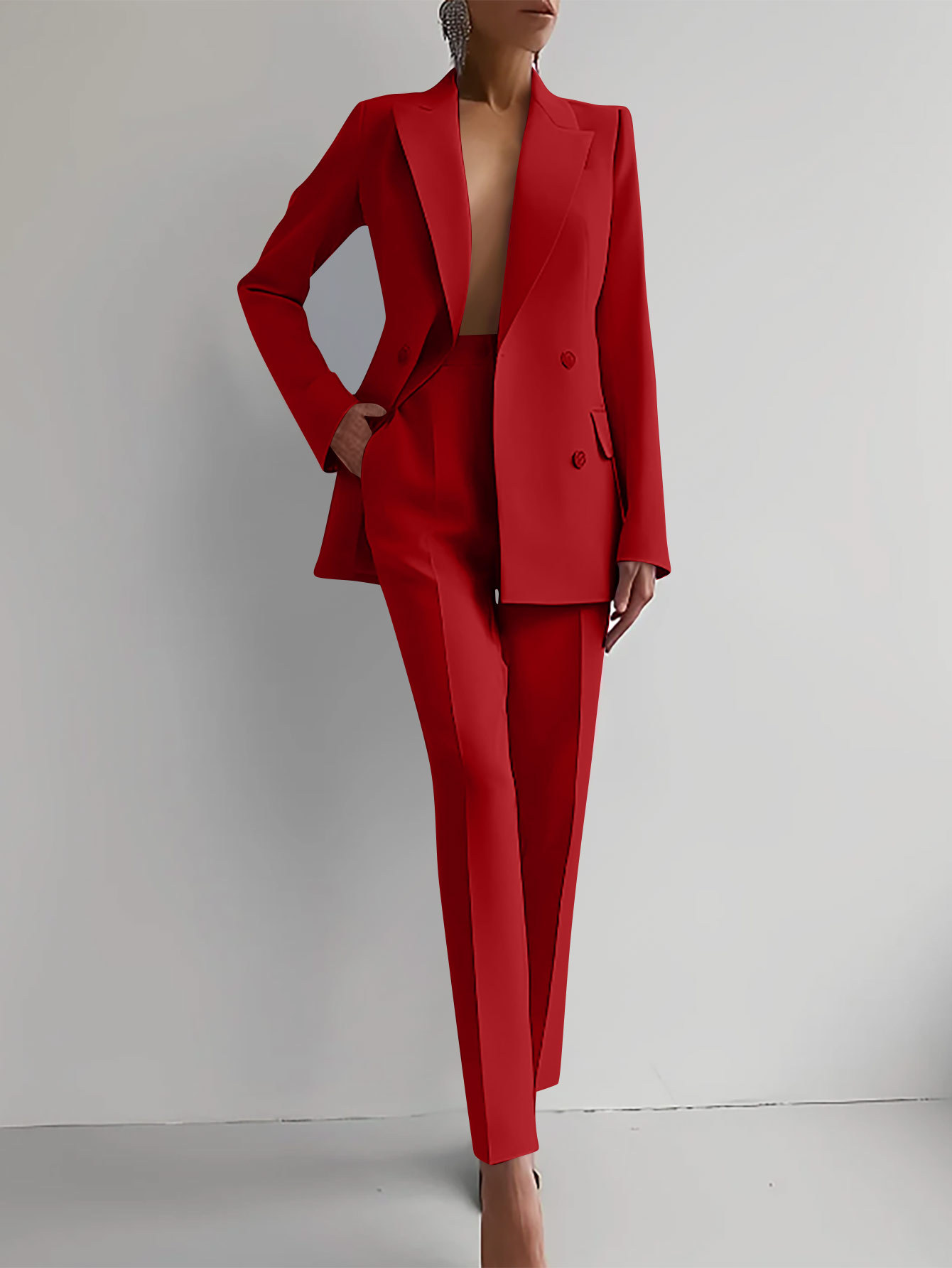 Marva - Tailleur blazer et pantalon pour femme