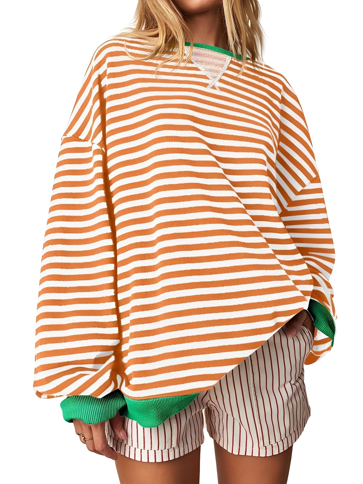 Judith - Elegant striped sweater for women