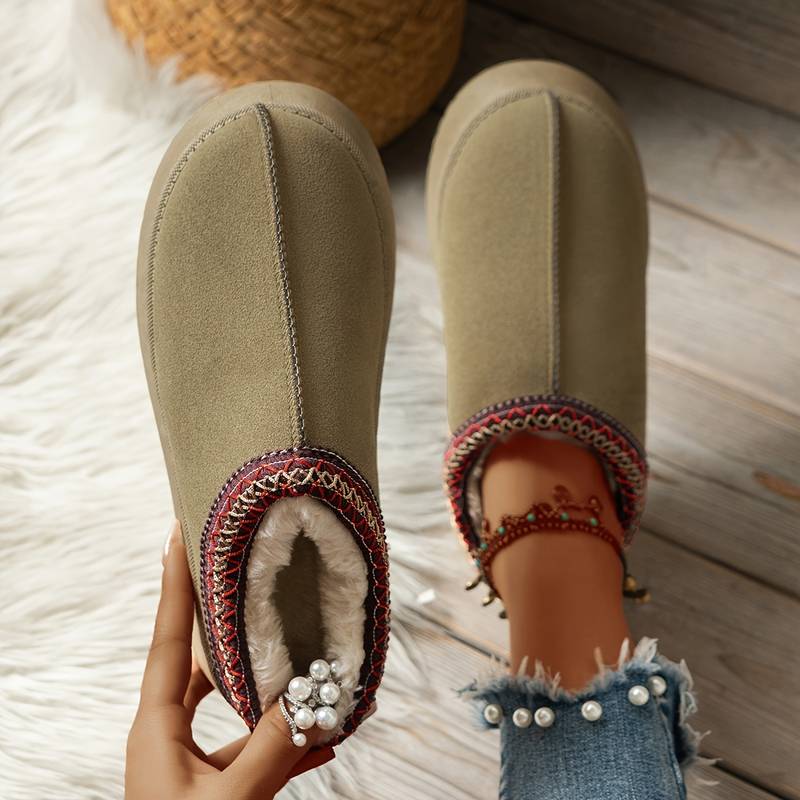 Boston - Chaussons en peluche Tasman