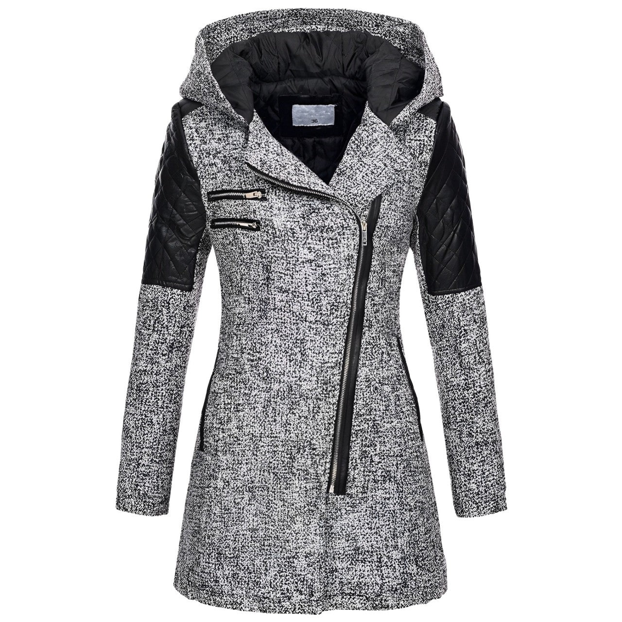 Lina - Manteau gothique hiver à capuche