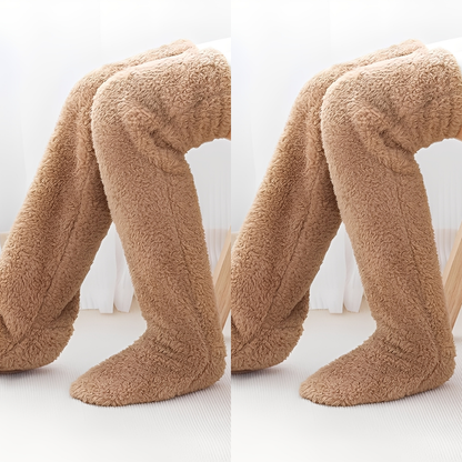 Camellia - Chaussettes longues et chaudes pour l'hiver pour femmes