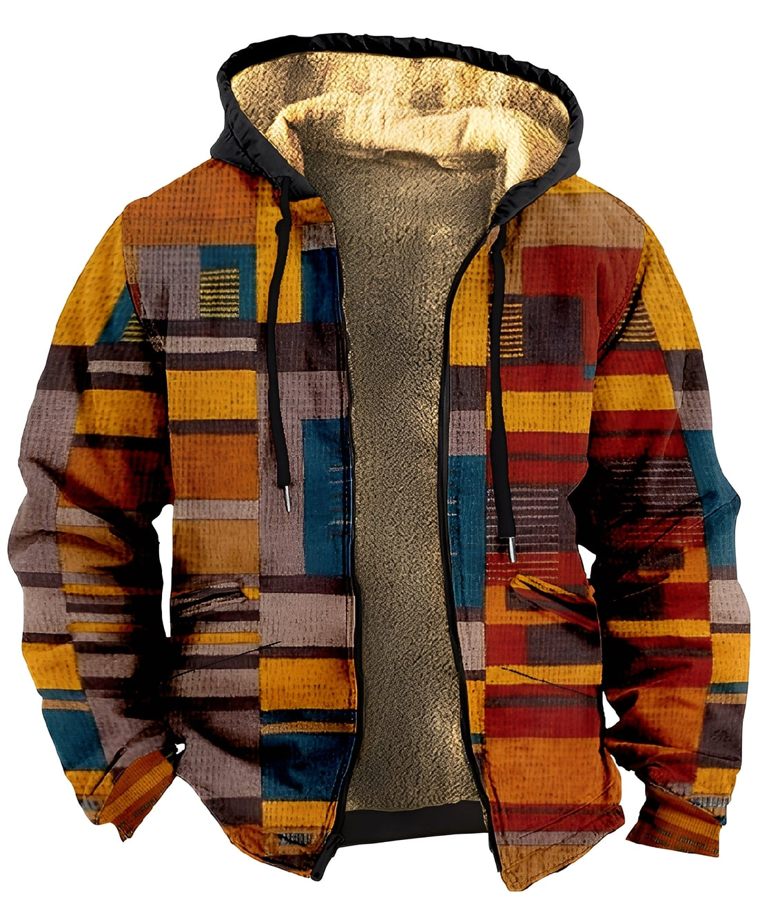 Mervin - Hoodie pour homme en velours coloré