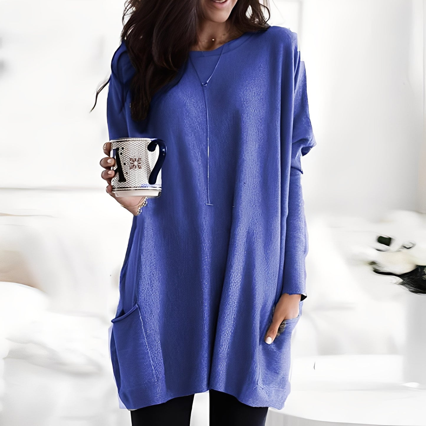 Diane - Modern long-sleeved sweater for women