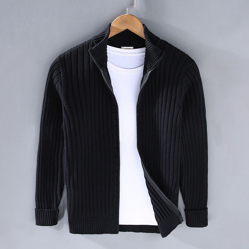 Brant - Cardigan en coton pour hommes, style relax