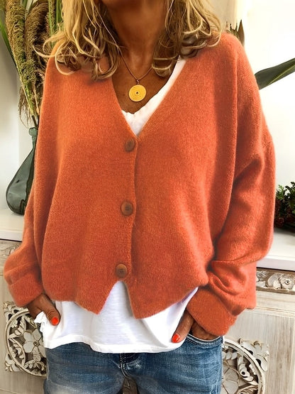 Evette - Gilet décontracté avec boutons pour femmes