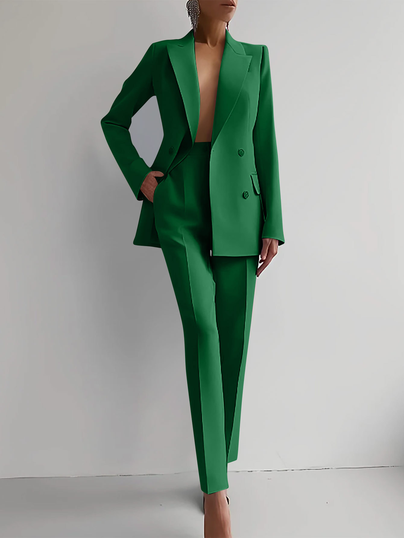 Marva - Tailleur blazer et pantalon pour femme