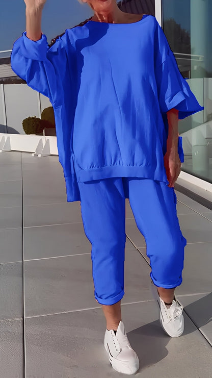 Eleanore - Tenue décontractée avec haut ample et pantalon pour femmes