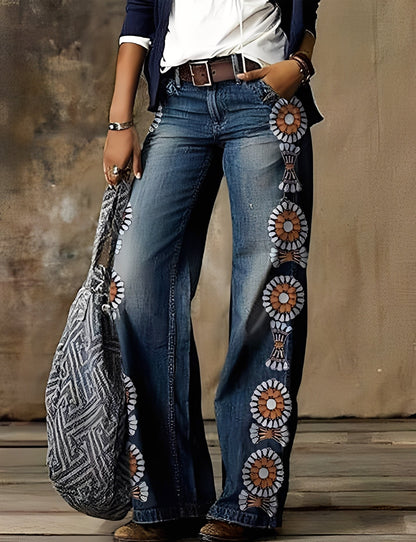Keeley - Wide-leg jeans for women with stylish design