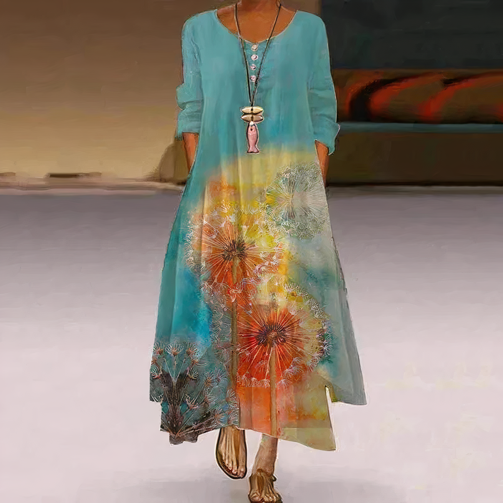 Anouke – Robe légère fluide pour femme