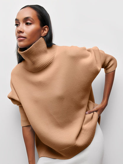Marva - Warm and stylish sweater for women with turtleneck