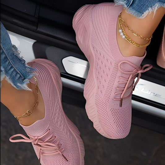 Eleanore - Baskets avec semelles épaisses en caoutchouc pour femmes