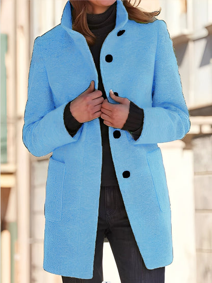 Michele - Manteau pour femmes en laine coupe-vent