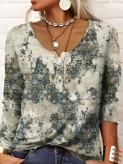 Jennelle - Haut élégant avec boutons pour femmes