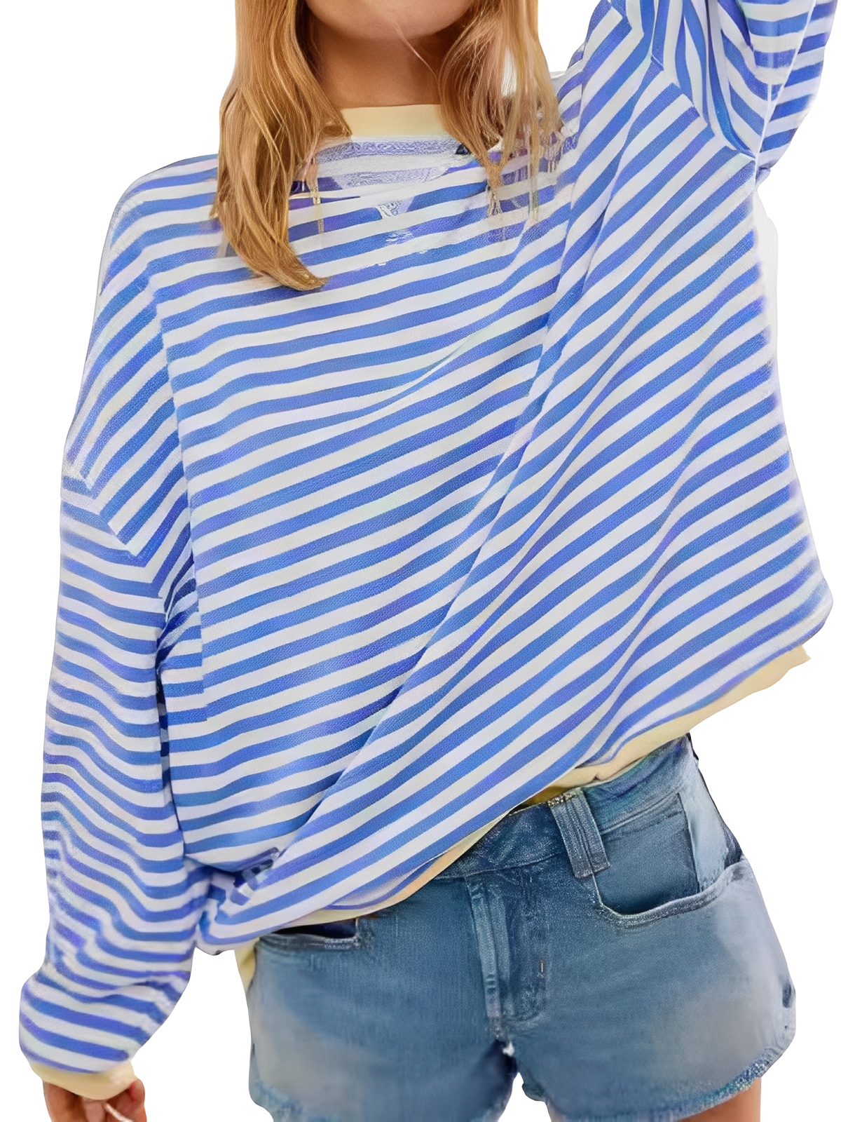 Judith - Elegant striped sweater for women