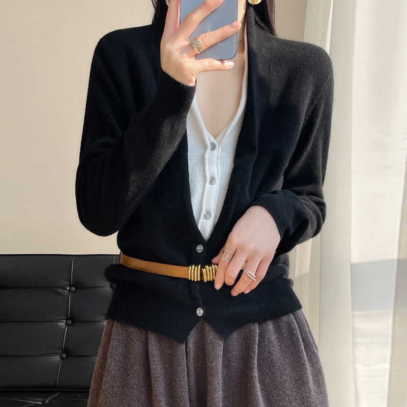 Alyssa - Casual wool sweater for women