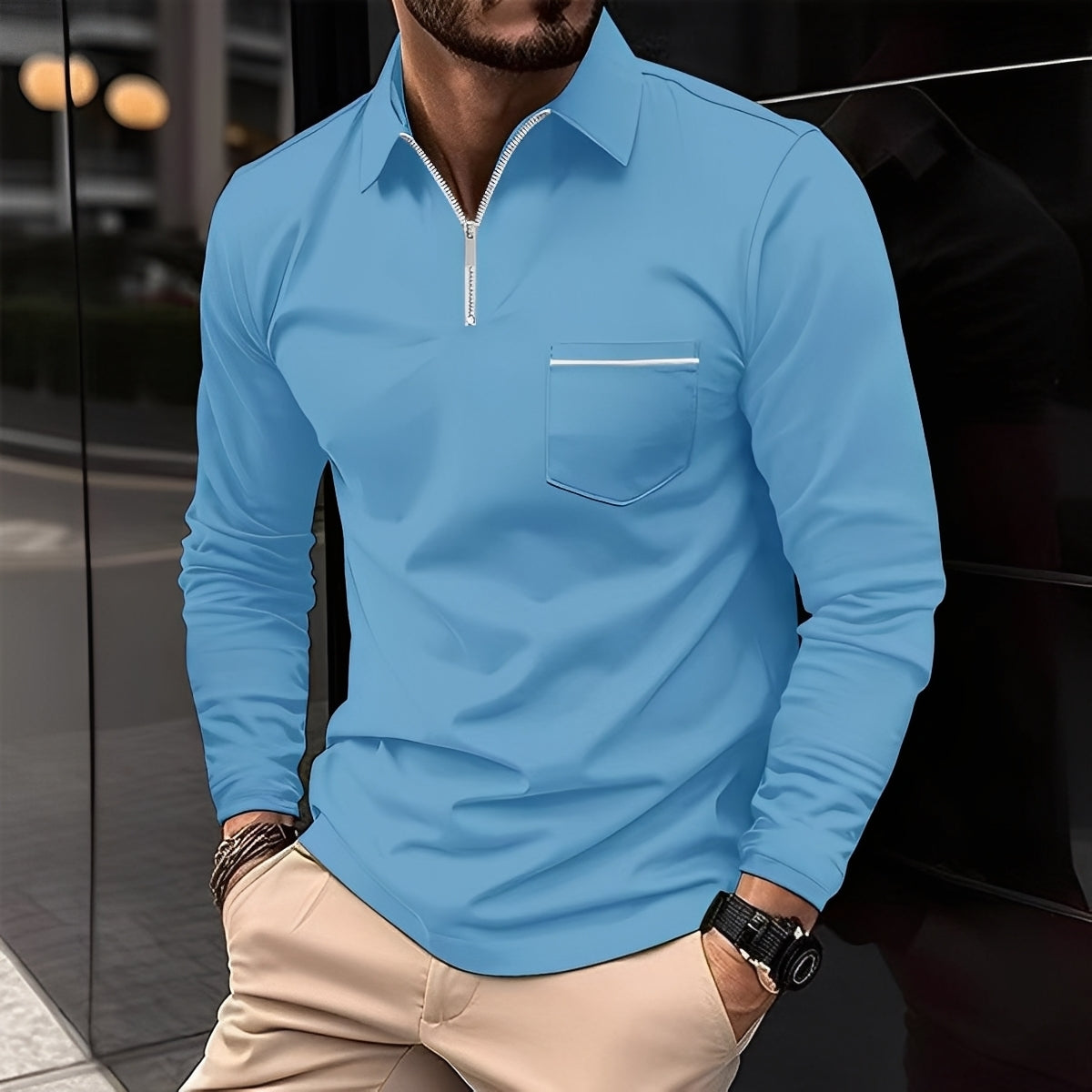 Bernard - T-shirt à manches longues confortable