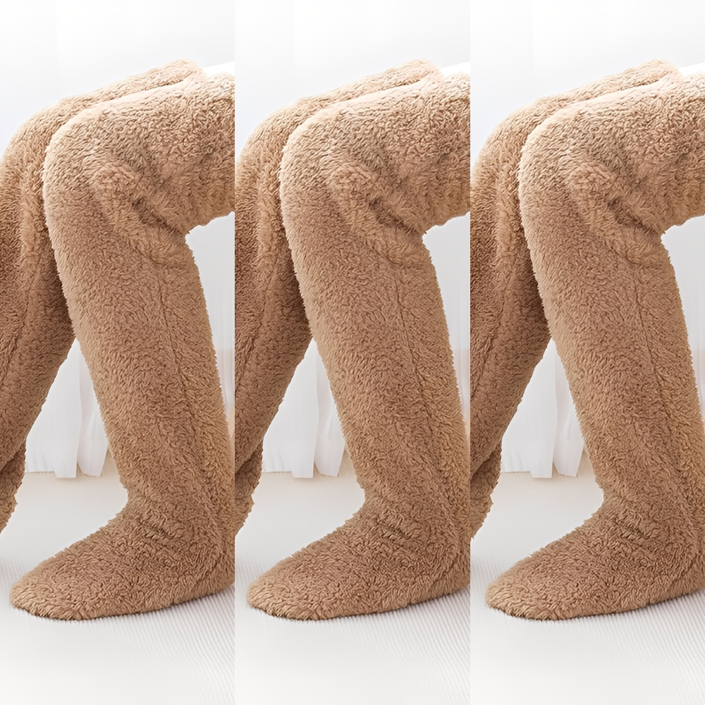 Camellia - Chaussettes longues et chaudes pour l'hiver pour femmes
