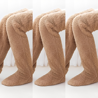 Camellia - Chaussettes longues et chaudes pour l'hiver pour femmes