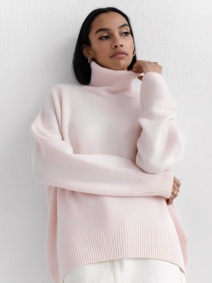 Marva - Warm and stylish sweater for women with turtleneck