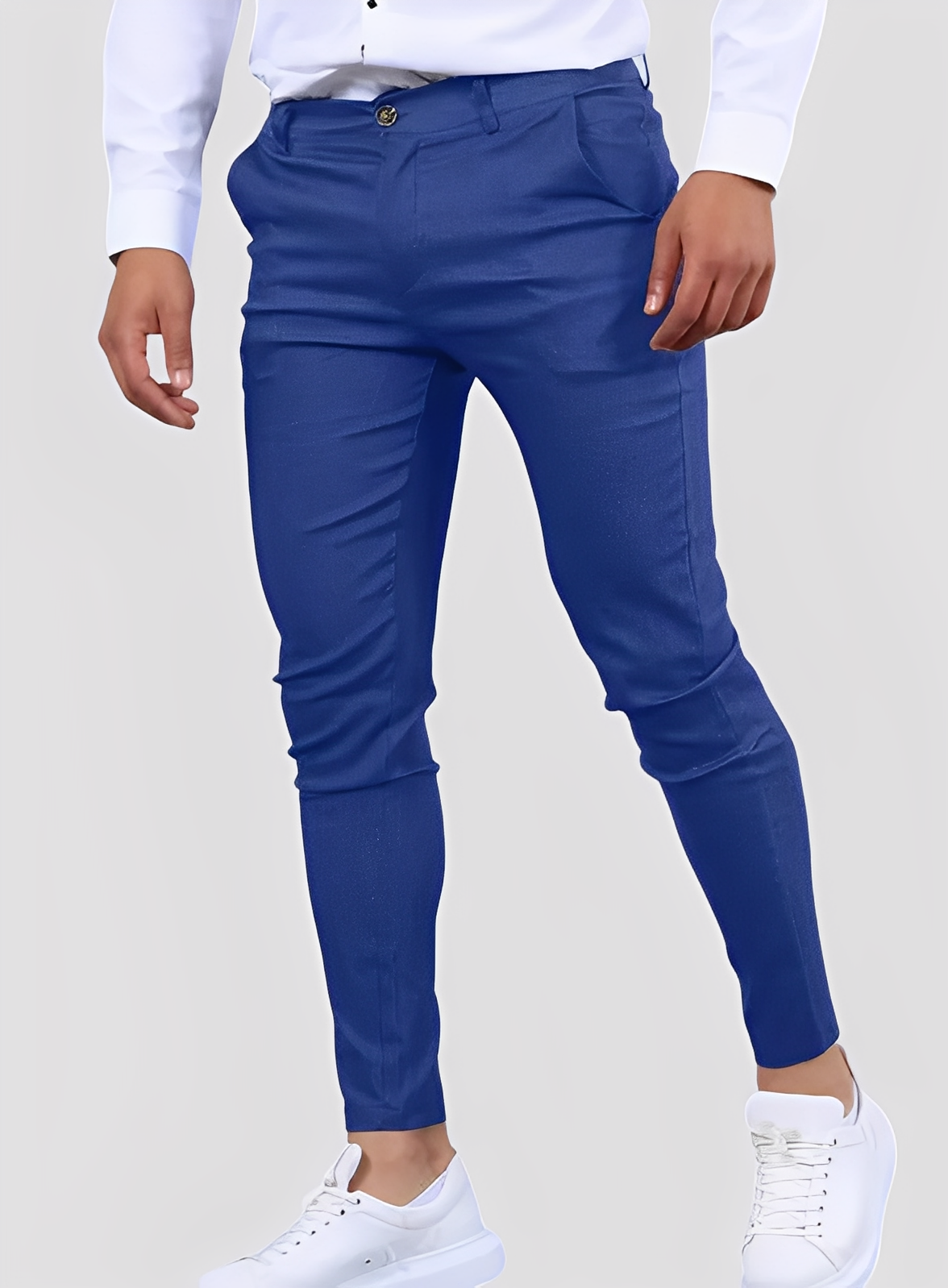 Reynard - Pantalon ajusté formel et souple pour hommes