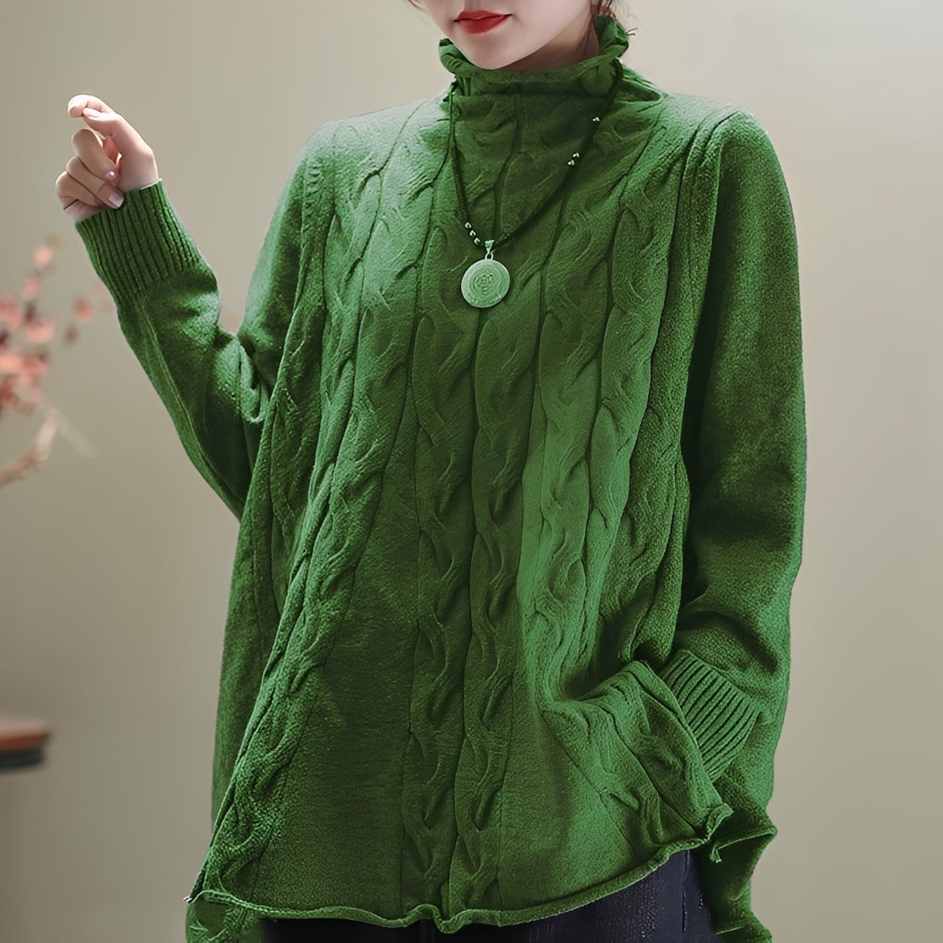 Carla - Casual turtleneck sweater for women