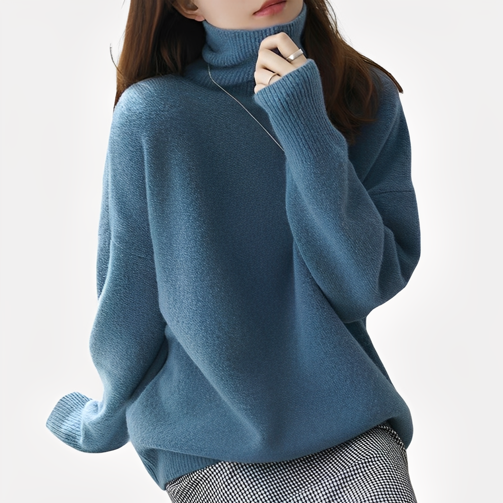 Amilia - Elegant and casual turtleneck sweater for women
