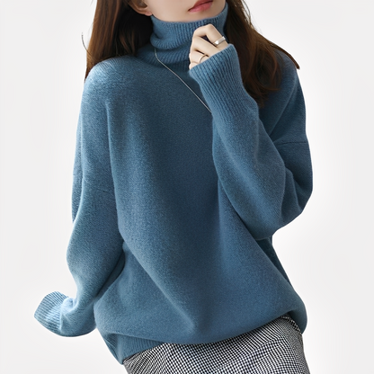 Amilia - Elegant and casual turtleneck sweater for women