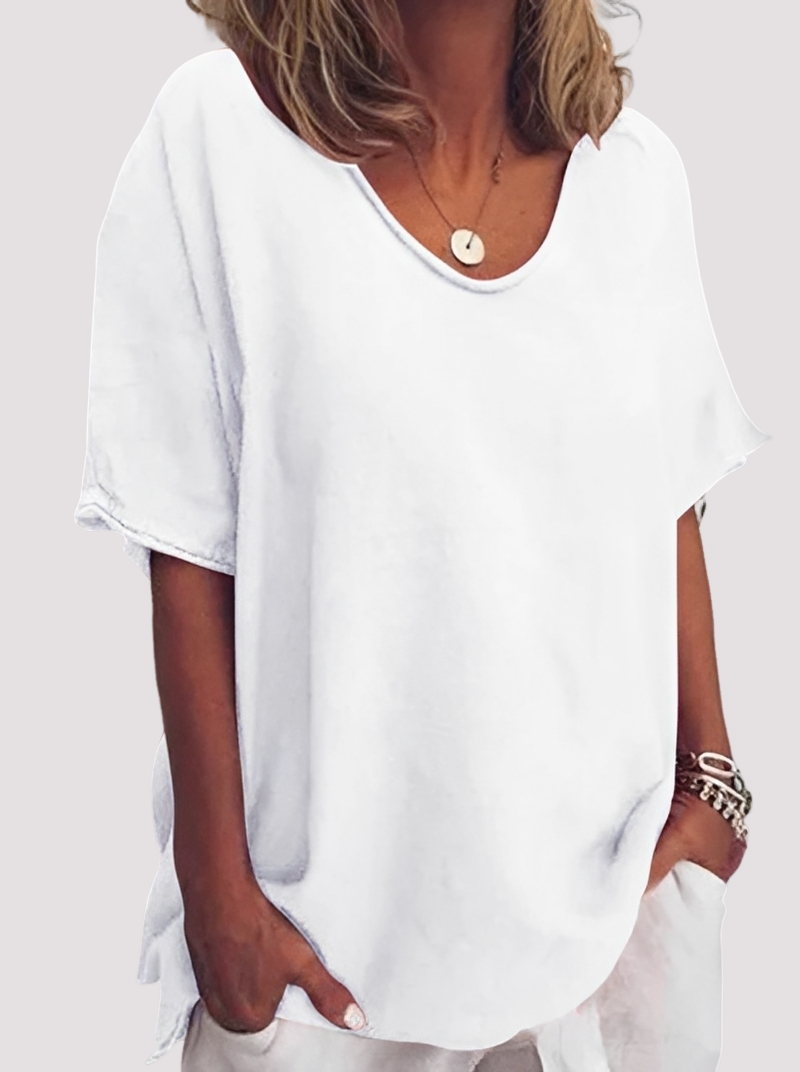 Joanne - Blouse décontractée et ample pour femmes