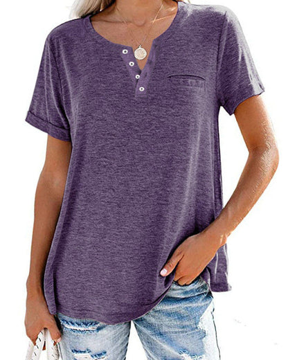 Élodie – Chemise Femme à Manches Courtes