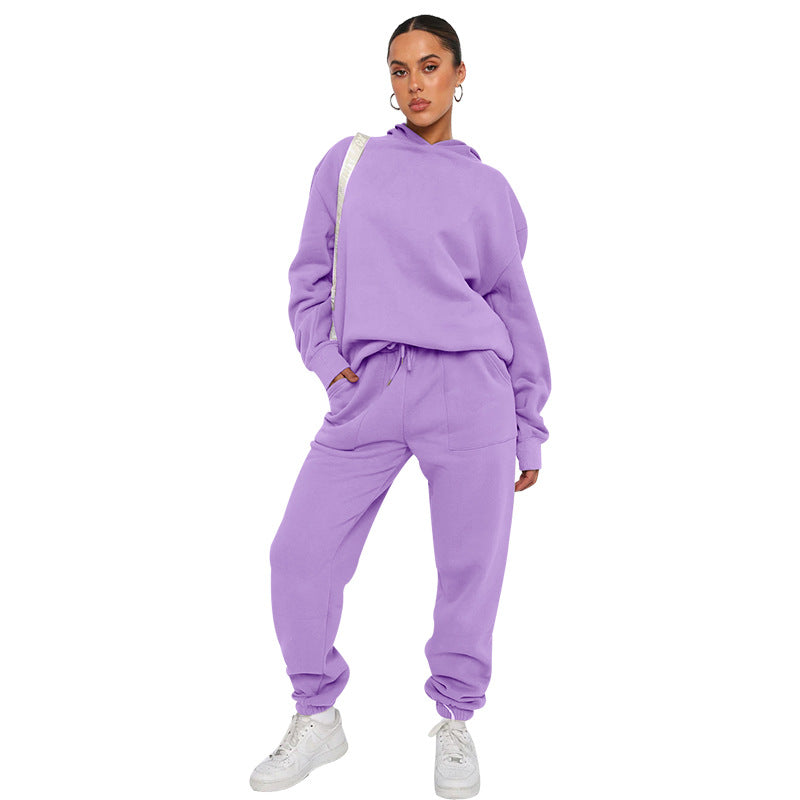 Minerva - Ensemble de survêtement confortable avec capuche pour femmes