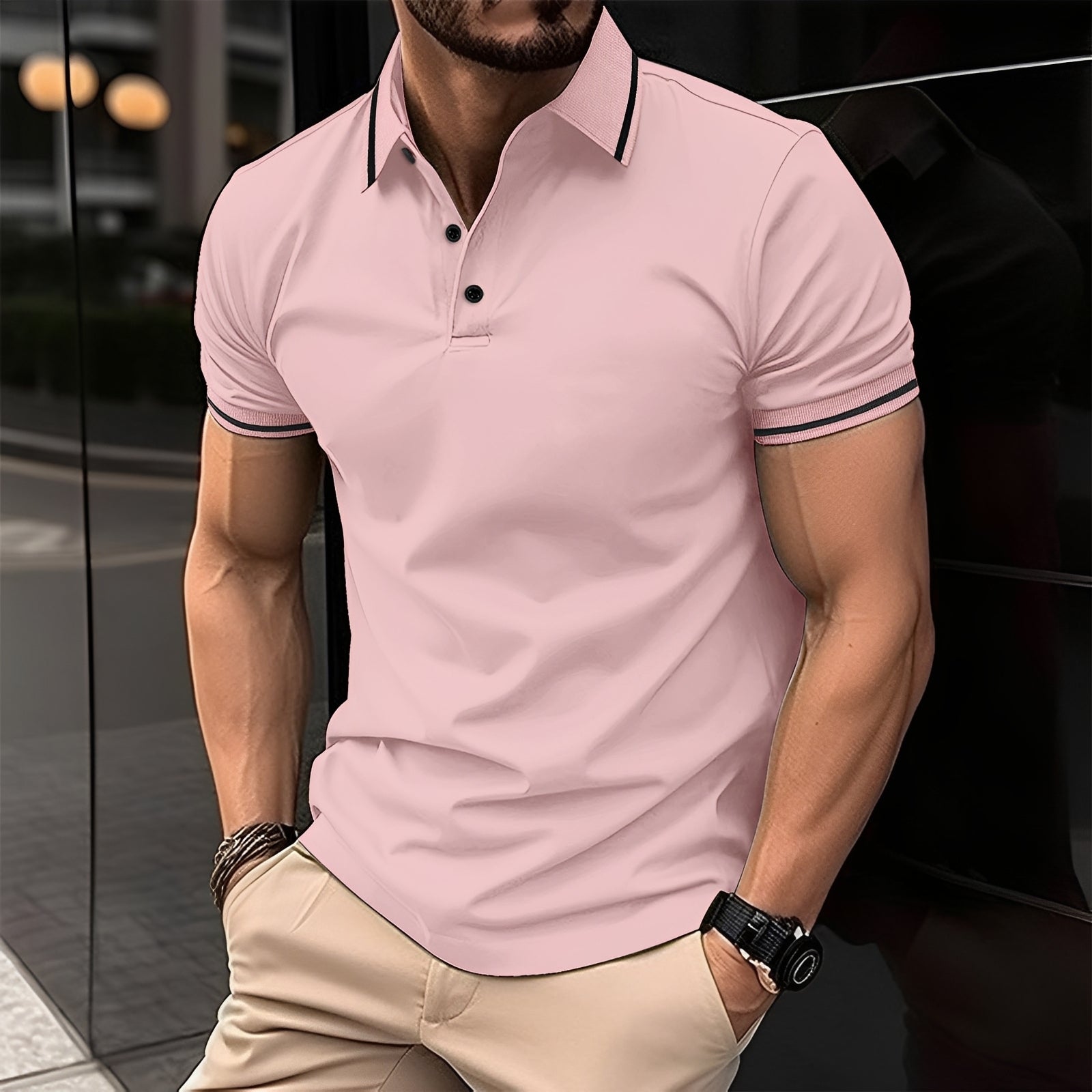 Frank - Polo à col élégant