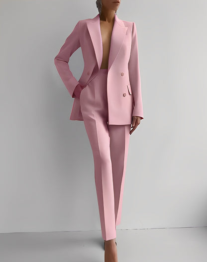 Nydia - Ensemble blazer et pantalon slim-fit pour femmes