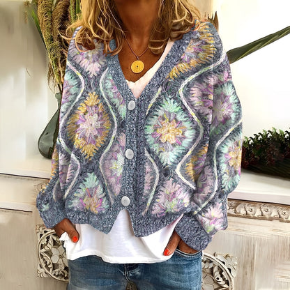 Nydia - Pull confortable et doux avec motif pour femmes