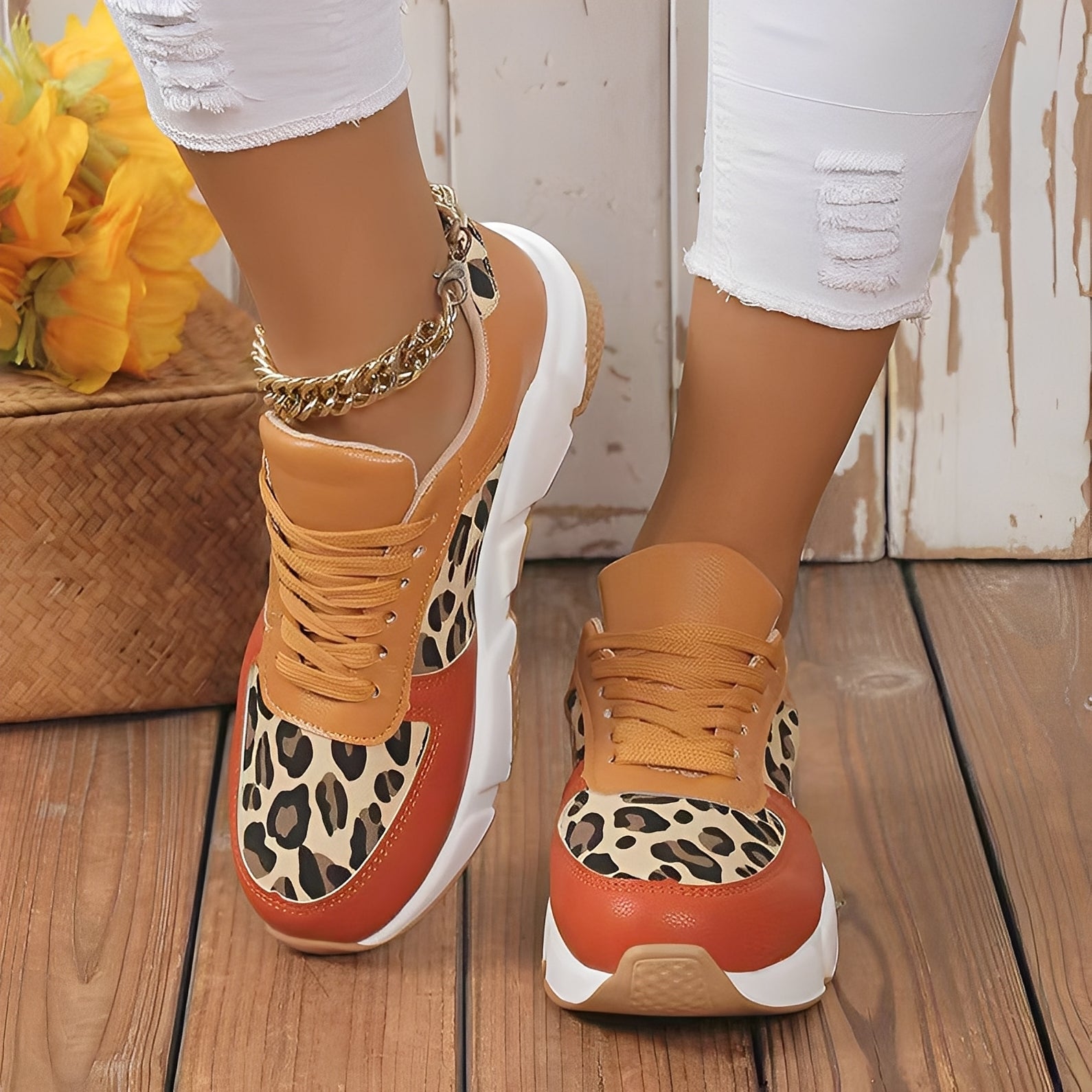 Wendy - Chaussures tendance, confortables avec motif pour femmes