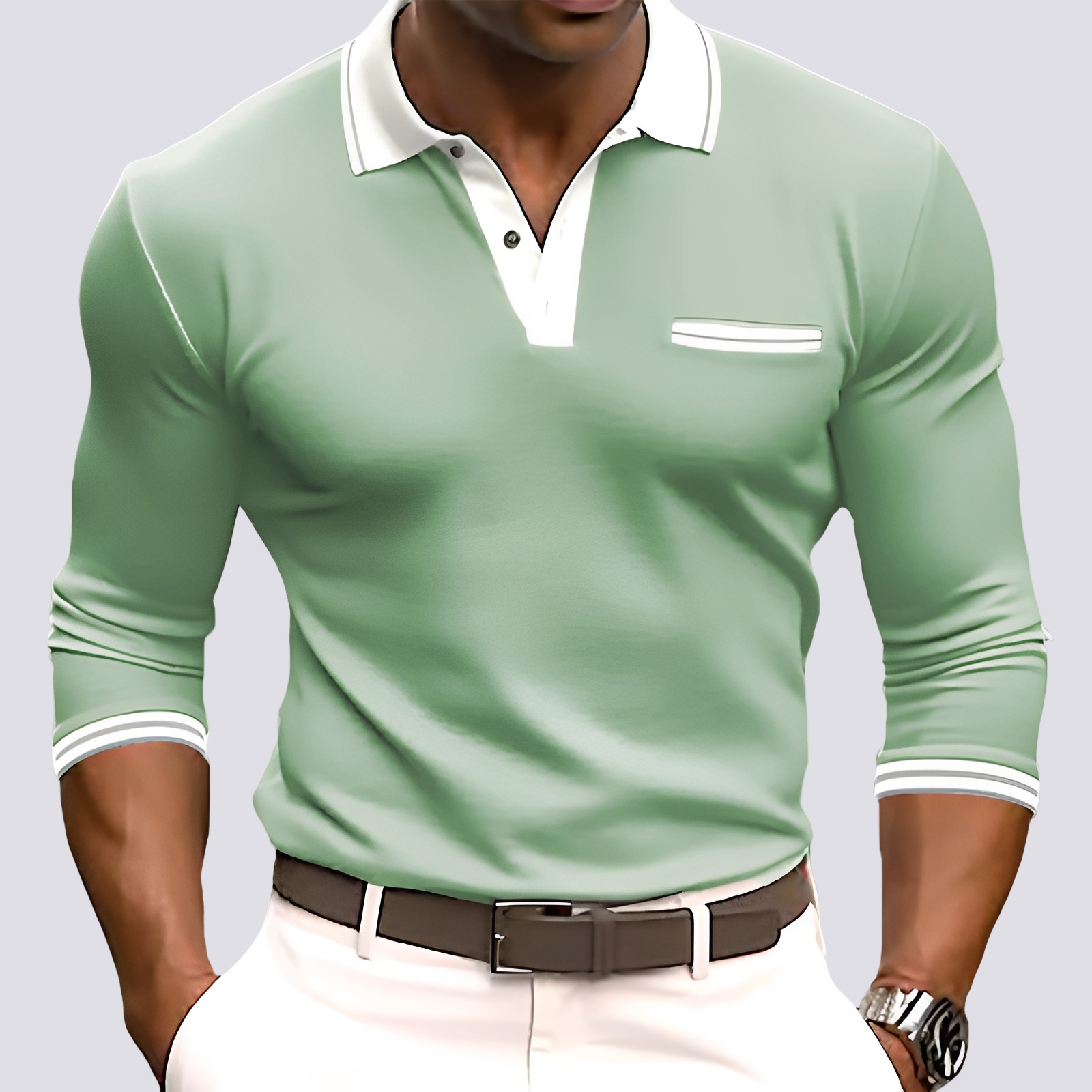 Hamish - Chemise à manches longues élégante pour hommes