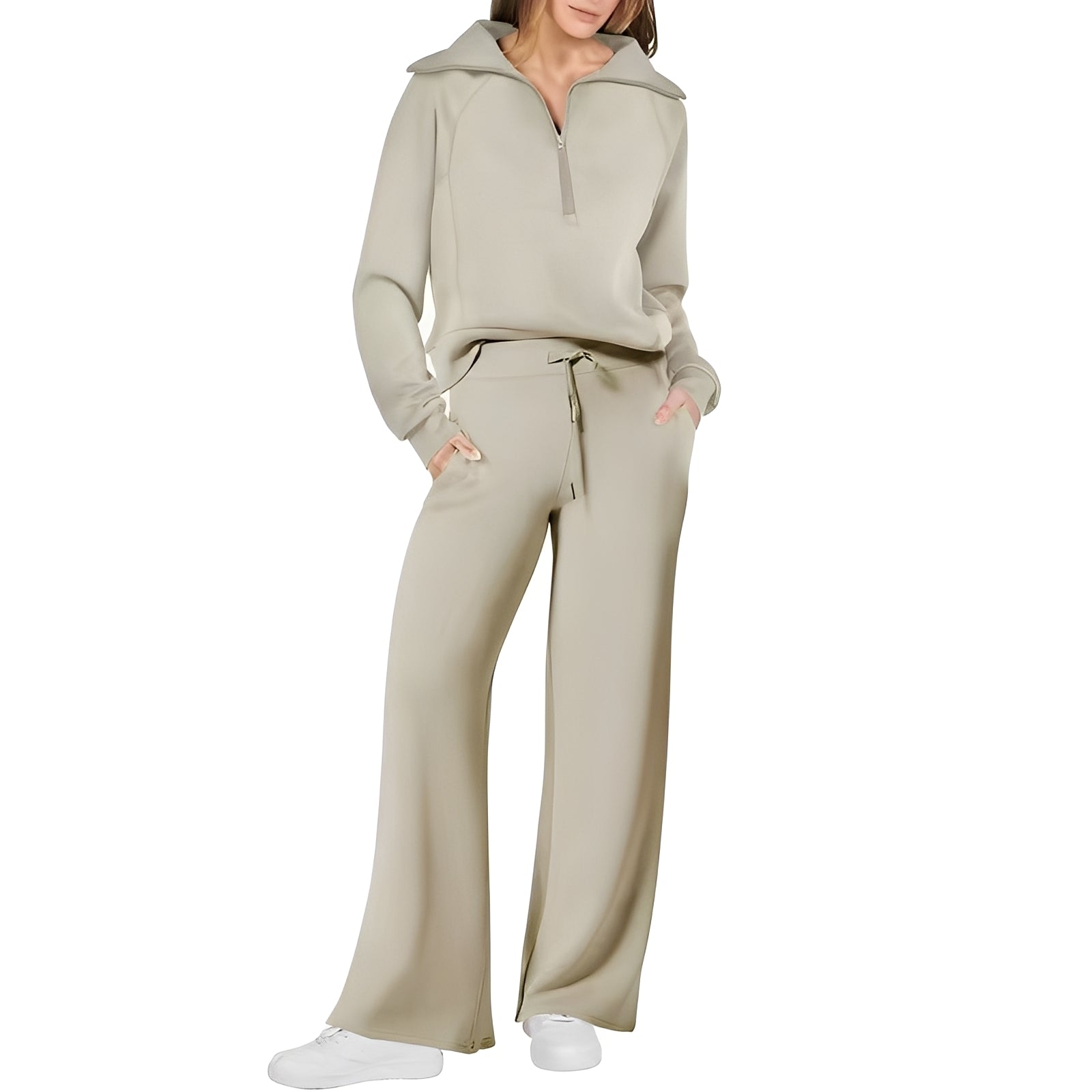Cécile - Ensemble agréable de pull et pantalon pour femmes
