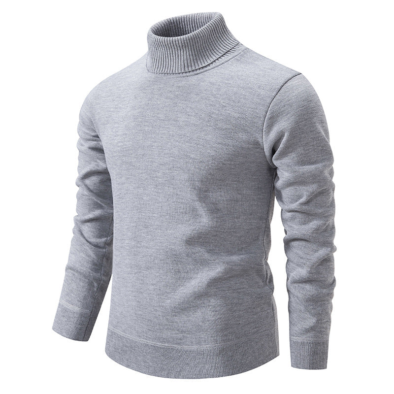Antony - Pull pour homme en coton avec col roulé, ultra confortable