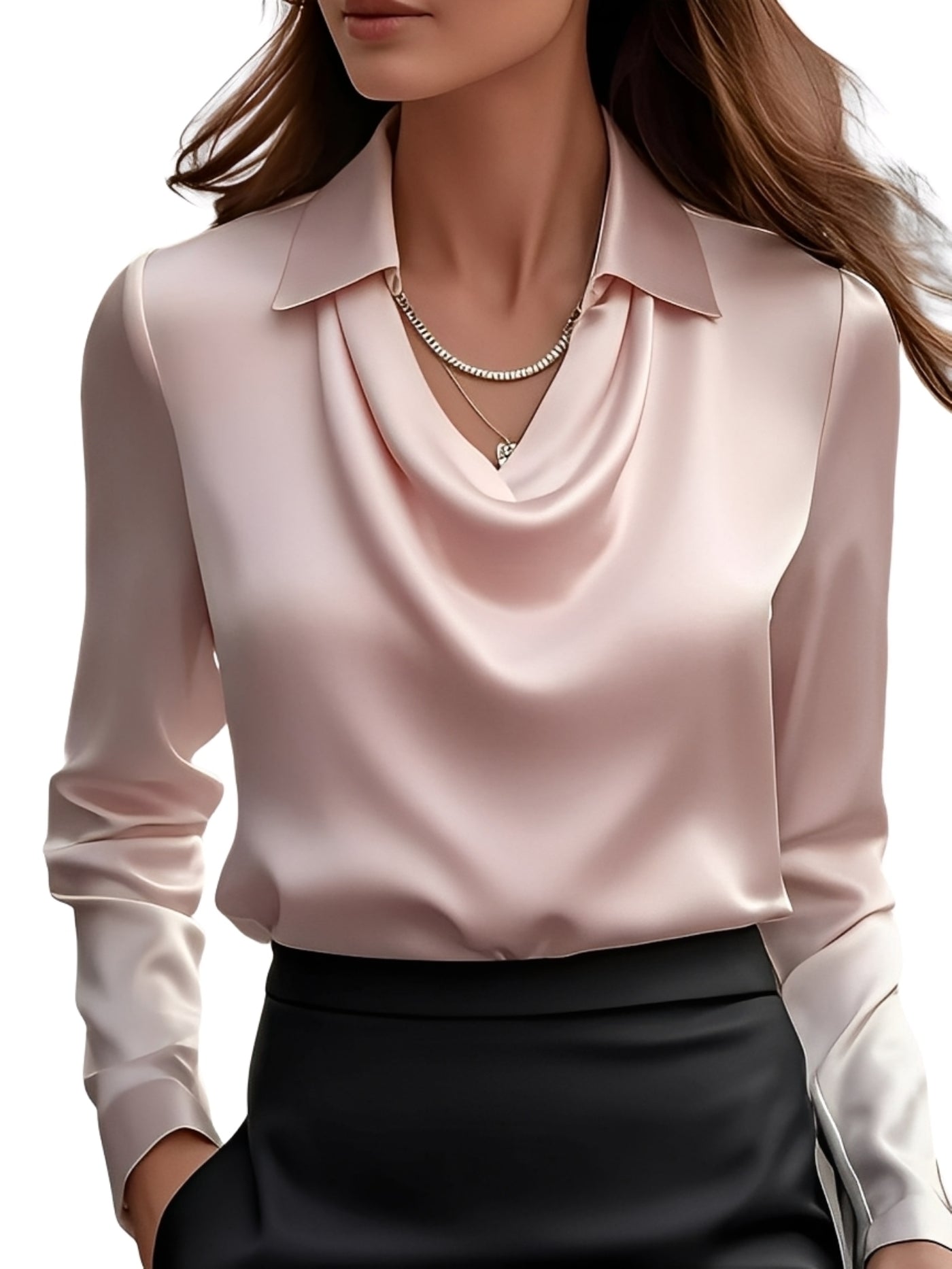 Dionne - Blouse à manches longues stylée pour femmes