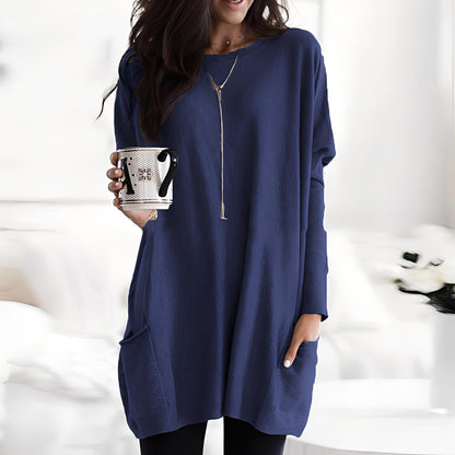 Diane - Modern long-sleeved sweater for women