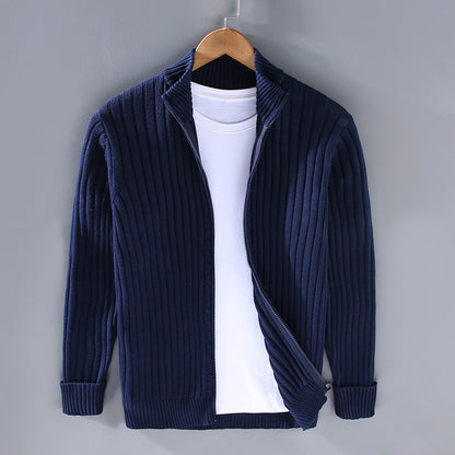 Brant - Cardigan en coton pour hommes, style relax