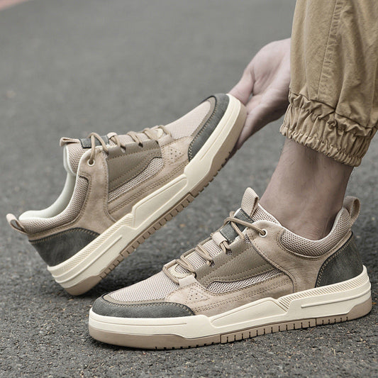 Carl - Elegante und flache Herrensportschuhe aus Netzgewebe