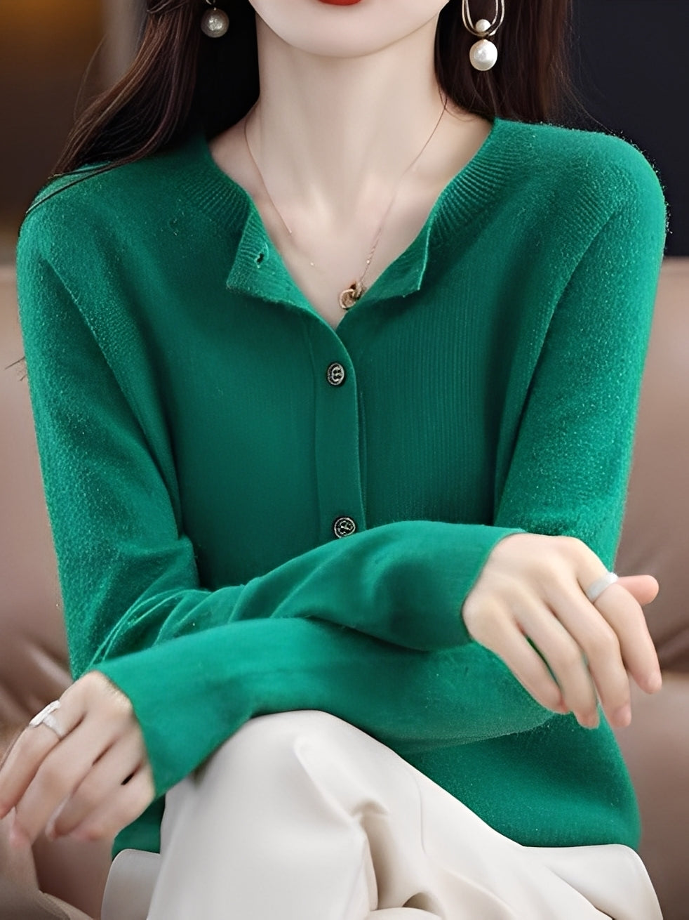 Arabella - Pull ample en laine pour femmes