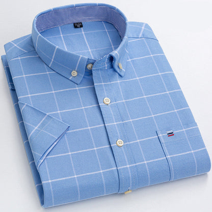 Desmond - Chemise relax et douce avec poche poitrine pour hommes