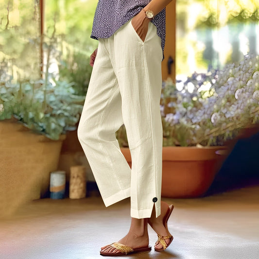Kassia - Pantalon en lin d'été pour femmes