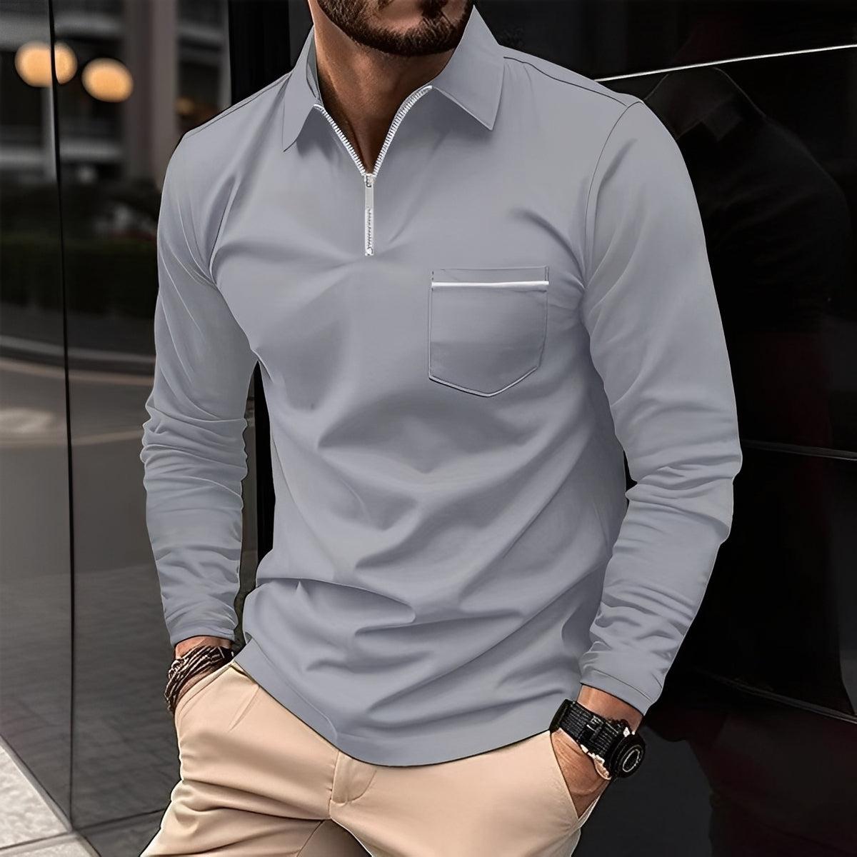 Bernard - T-shirt à manches longues confortable