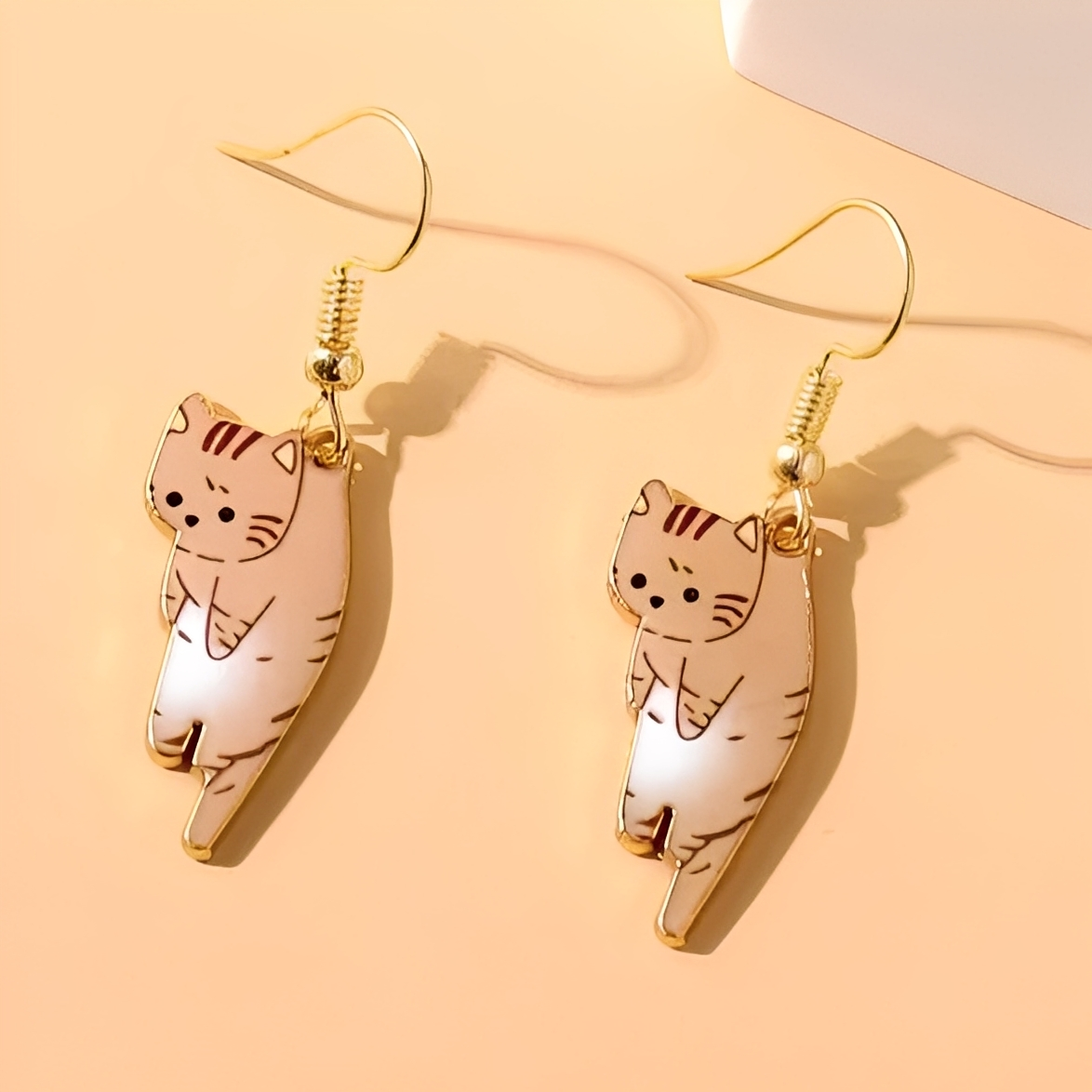Kate – boucles pendantes de chat